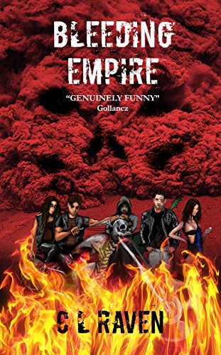 CL Raven Bleeding Empire Book Cover Horror